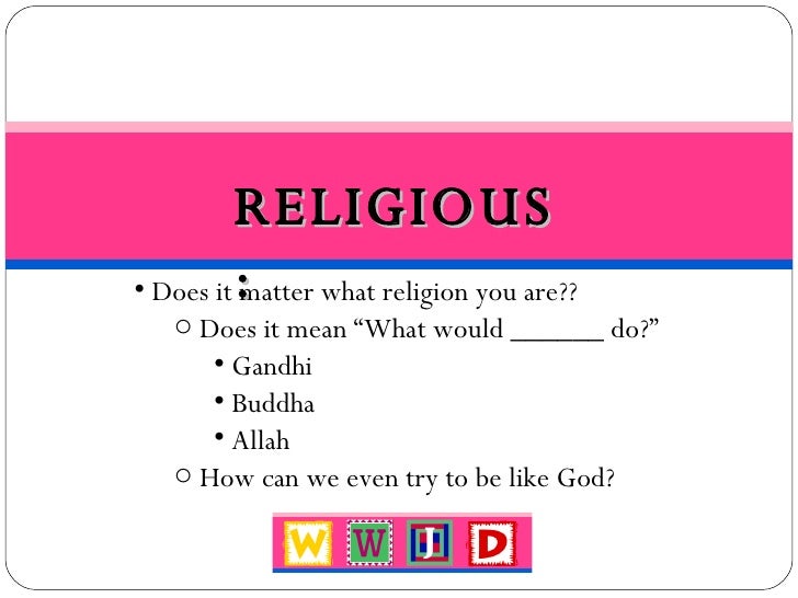 Wwjd mean